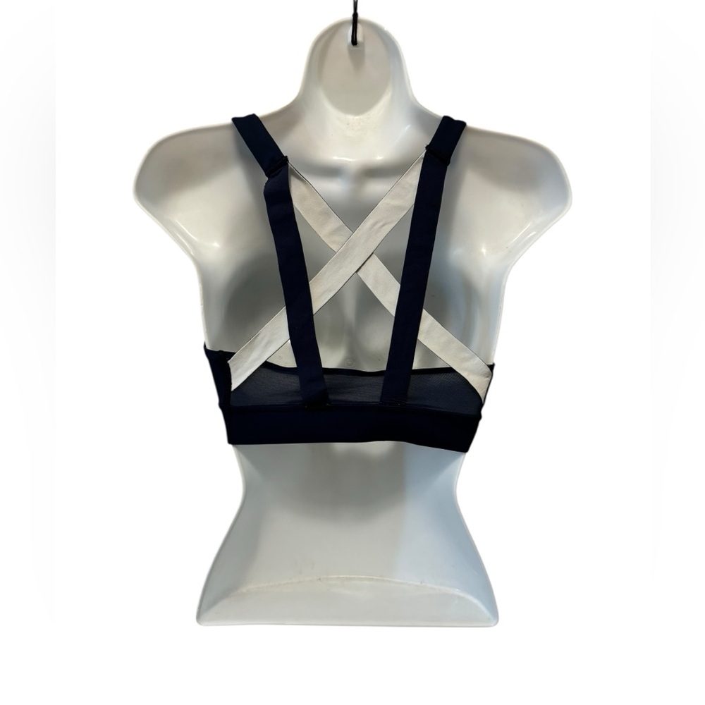 Brooks Plunge Sports Bra for Running Jogging Workouts Sports Sz S Navy No Pads - Picture 4 of 5